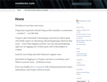 Tablet Screenshot of nowheres.com